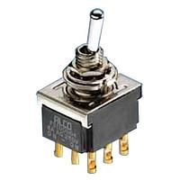 AMP Connectors - TE Connectivity FTG09G04 Toggle Switches SPDT (ON)-OFF-(ON) 6A PNL TOGGLE