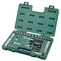 SATA 09011 65PC. 1/4inch & 3/8inch DR. SOCKET SET (METRIC & S.A.E.) (65 chi tiết 1/4inch,3/8inch)