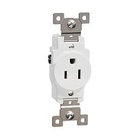 Square D SQR42100WH Sockets TR 15A SINGLE OUTLET COMM WH