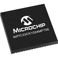Microchip Technology dsPIC33CK1024MP706-I/MR Digital Signal Processors & Controllers - DSP, DSC dsPIC33C 100MHz,1024K Dual Panel Flash,128K RAM,CAN-FD, OpAmps,12bit ADCs,PWM