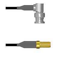 Amphenol Custom Cable Q-0E0720008048i RF Cable Assemblies BNC-RP/SMA-SJ RG58 48I