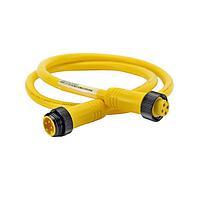 Amphenol SINE Systems MN47A4AC01M150 Sensor Cables / Actuator Cables MINI 4POS CRDSET M-F 16AWG 4M