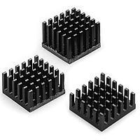 Wakefield Thermal 624-25ABT4E Component Omnidirectional Heat Sink for 21mm BGA/Super BGA/PBGA/FPBGA, 6.4mm, T410R