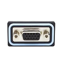 NorComp HDF-R15-213L011 High Density D-Sub Connectors 15 pin R/A solder F flash 4-40 int thrd