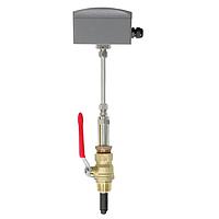 Dwyer IEF-SB-PG-LCD Electromagnetic Flow Transmitter for 4-36" Pipes, Adjustable Installation (± 1 %, 250 °F, 1 in, BSPT Male, Aluminum, 36 in, 12 to 42.4 Vdc, 0.25 A @ 24 Vdc; 12 to 36 Vac, Cable Gland with Screw Terminal block)