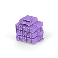 AMP Connectors - TE Connectivity 2-1971876-7 Housings 3x5 plug housing Key B pur