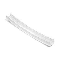 HellermannTyton FHF Grommet Strip Grommet, Panel Thickness 0.256''-0.319'', PA6, Natural, 82ft/pkg