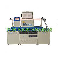 TOB TOB-DSP-1200℃-PECVD-I Slider-Type Dual-Zone PECVD System (1200℃,3KW,10 -1Pa)