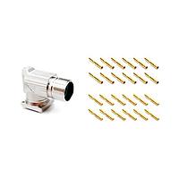 Amphenol SINE Systems MA5RAP1202S-KIT Circular Metric Connectors 12 Pos female skts Large flange