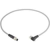 HARTING 21348083380005 Sensor Cables / Actuator Cables M8 3PIN M/F STRT/RA DOUBLE END 0.5M PVC