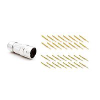 Amphenol SINE Systems MA5CAP1600-S1-KIT Standard Circular Connector 16 position straight plug connector kit, Checkmate , P type, counter-clockwise insert, 4.5-7.5mm cord grip, male contacts included