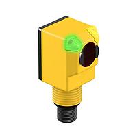 Banner Engineering Q25SP6FF25Q Photoelectric Sensors EZ-BEAM Q25 Series: Fixed Field; Range: 25 mm; Input: 10-30 V dc; Complementary PNP; 4-pin M12 Integral QD