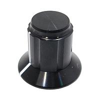 Eagle Plastic Devices 450-MAS54 Knobs & Dials FLUTED .74"D BLACK