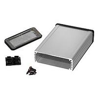 Hammond Manufacturing 1457J1202E EMI/RFI Shielded EMI/RFI Alum/Flanged 4.73x3.3x1.12" Clear