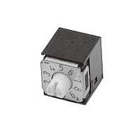Nidec Components SA-7151B Rotary Switches smd 7mm code hex real, side adj., gull wing, with knob