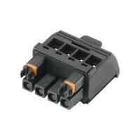 Weidmuller 1069350000 Edge Connectors - PCB BHZ 5.00/04/90LH BK/BK