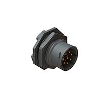Amphenol SINE Systems RTS712ND8P03 Connectors Receptacle,Jam Nut SZ12
