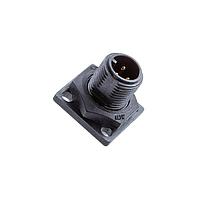 Amphenol LTW 1AD-03PMMS-SS7001 Standard Circular Connector Ceres, Mini Size, Plastic, 5A, 03 pins, Male Connector, Male Contact, Square, Screw Thread, Solder, Receptacle, IP67