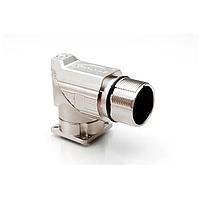 Amphenol SINE Systems MA7RAP1601 Circular Metric Connectors 16POS RCPTCL 90 ROT STD FLANGE 25.7X25.7