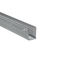 HellermannTyton 184-23004 High Density Slotted Wall Wiring Duct HDSWWD 2X3 GY 120/CT