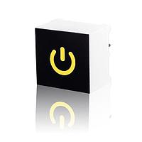 VCC CTHS15CIC07ONOFF Touch Sensor CTH SQR 15mm LED 2.1V Lead Ylw OnOff