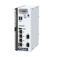 HMS Networks ABD6024-PROFW Network Appliances DIN Rail - 2x1Gbit SFP + 4x1Gbit RJ45  - PRO/FW Perpetual License inc. 3Y support