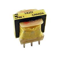 Hammond Manufacturing 142D Pin Terminal Transformers Audio transformer, open frame PC board mount, 600 C.T.:600 C.T.