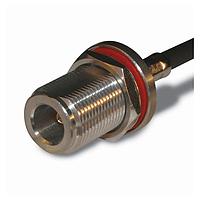 Amphenol RF 172106 Connectors N STRAIGHT JACK CBL CRIMP BULKHEAD