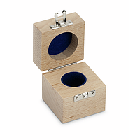 KERN 317-080-100 Wooden box for individual weights (Cylindrical/compact, 200 g)