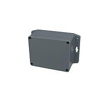Bud Industries PN-1323-DGMB Electrical Enclosures IP65 NEMA 4X Box Dark Gray with Mounting Brackets (4.5 X 3.5 X 2.2 In)