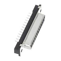 AMP Connectors - TE Connectivity 745967-2 Receptacle RECP FRNT MTL SHL 25 standard mntg holes