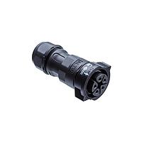 Amphenol LTW DC-02BFFB-QL8APP Standard Circular Connector X-Lok, Large Size, Plastic, 20A, 02 pins, Female Connector, Female Contact, Straight, Push Lock, Screw-in, Field Installable, F8.0 - F14.0mm, IP68