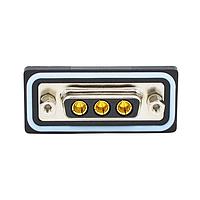 NorComp CDFS3W3203L411 Mixed Contact D-Sub Connectors 3W3 solder cup F FL 4-40 int thrd 40 Amp