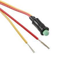 VCC 5110F5LC Indicators GREEN DIFFUSED 5/32" MOUNTING HOLE