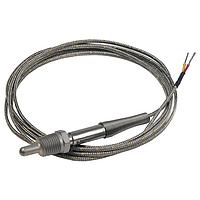 OMEGA TC-E-1/8NPT-G-72-SMP Pipe Plug Thermocouple Probes with NPT Fitting and Lead Wire (Thermocouple, E, 650 °C, Immersion Probe)