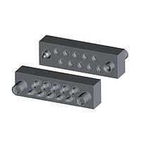 AirBorn PA10SJTBFM-E03 Connectors Straight Power Connector 2 Row
