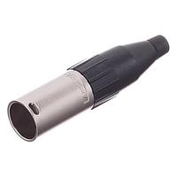 Amphenol Audio AC6AM Cable Connectors 6 Pole XLR Male Cable Connector Machined Contacts Nickel Finish