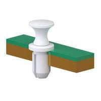 Essentra Components SLPB-2L-B Screws & Fasteners Snap Latch Plunger,Black