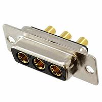 NorComp 681S3W3203L001 Mixed Contact D-Sub Connectors IP67 POWER-D 3w3PWR 40A VERT FEM
