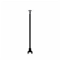 BIVAR SZ4-6.00-F5PS54 Flexible Light Pipes with LEDs Optical Fiber Color Black 6in L