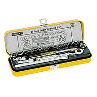 Stanley 89-507 21 Pieces Socket Set Metric & A/F