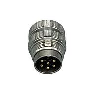 NorComp 878-008-103RLS1 Connectors Male M16 Circular Connector Cable Mount A Code 8 Pin IP67 Straight Solder Cup