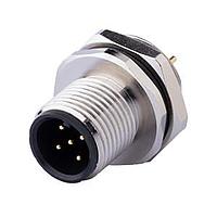 Same Sky (formerly CUI Devices) CDM1205-04A-MP-R16-67 Straight M12 Male Panel mount,  PCB Type,  Rear Fastened M16*1.5?ACode 4PIN , Screw Copper alloy