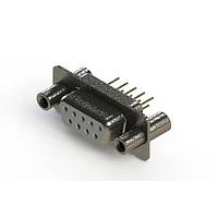 EDAC 628-M09-321-WT4 D-Sub Connectors - Standard Density Vertical Machined D-Sub Connector
