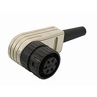 Amphenol Tuchel T 3445 055 Connectors FEMALE R ANG CONN 7C 4-6MM