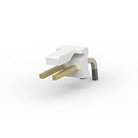 AMP Connectors - TE Connectivity 3-641210-2 Plug FRCTN LK HDR RA 2P Square post gold