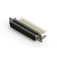 EDAC 627-M37-223-GN5 D-Sub Connectors - Standard Density Vertical Machined D-Sub Connectors