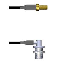 Amphenol Custom Cable Q-2Z01S0008006i RF Cable Assemblies SMA-SJ/N-RJB RG58 6I