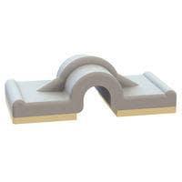 Essentra Components 22DPC13037 U-Clamp U Clip, Adhesive, .125 Hold Dia