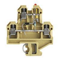 Weidmuller 0210160000 Feed Through Terminal Block DK 4/32 LD ROT 24VDC